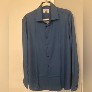 Construct long sleeve button down